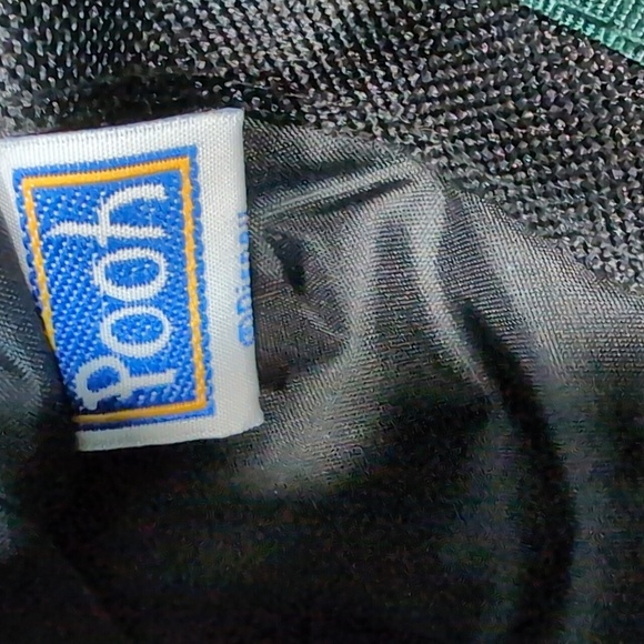 Disney Winnie the Pooh Green/Black/Tan Velcro Tri-Fold Wallet, Vintage. - Picture 6 of 10